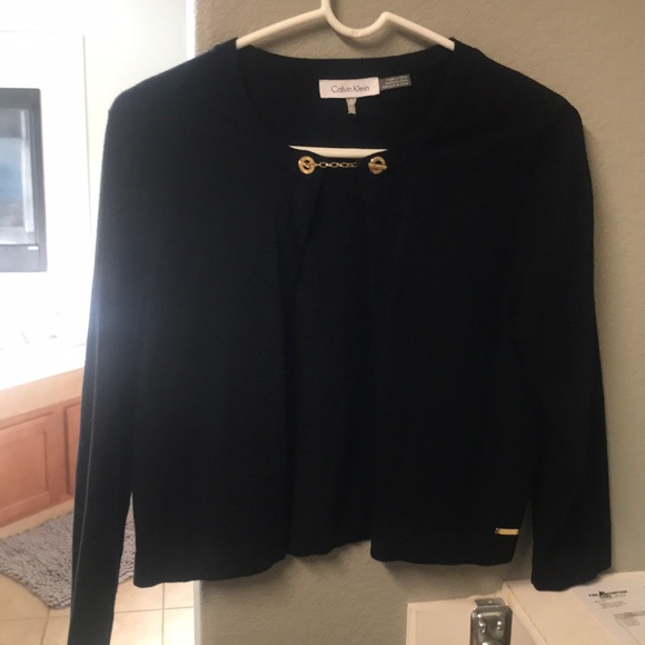 Calvin Klein black cardigan - Picture 2 of 4